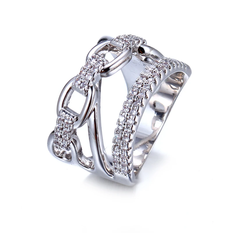 Оригинален пръстен с брава и ключалка Emmaya, изпълнено кубическим цирконием, за жените и приятелите, модерен подарък - 4