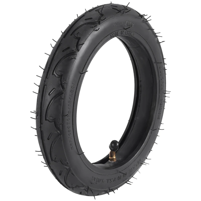 8-инчов гума с добро качество 8X1 1/4 Комплект гуми за скутери и вътрешната тръба с Извит капак, Подходящи за колоездене електрически / газови гуми за скутер - 0