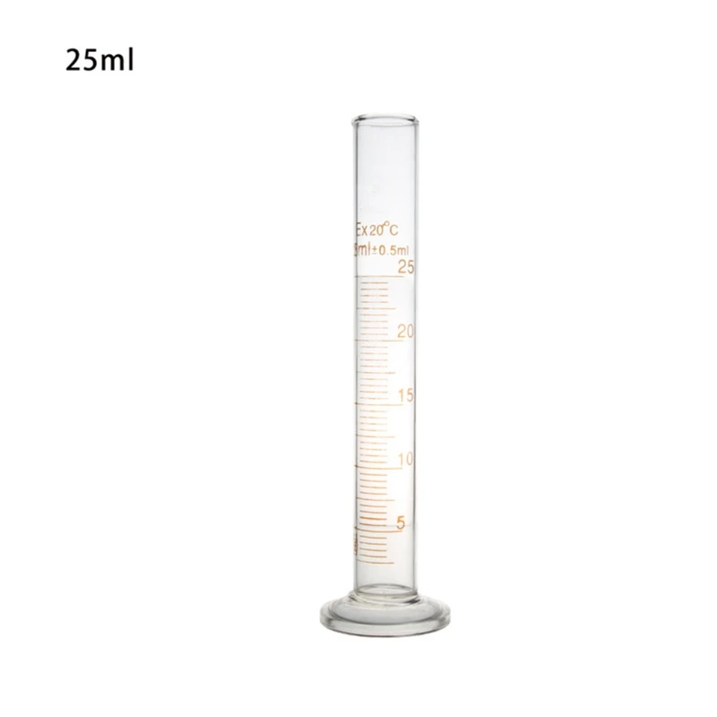 Стъклена Градуированный цилиндър, измеряющий Одинарную на метричната скала 5 ml / 10 ml / 25 мл / 50 мл - 3