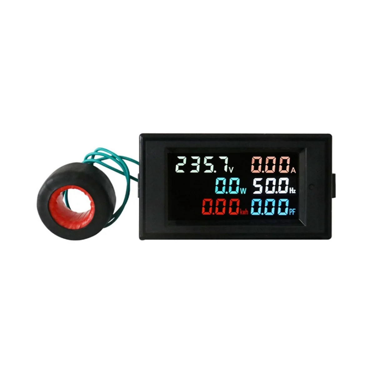 AC200-450V 100A LCD Дигитален панел Ваттметр Енергия електромера Напрежение, Волтметър Ток, Амперметър Показател Честота - 0