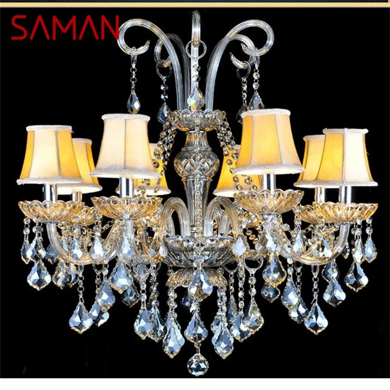 Луксозен полилей SAMAN, Модерното led осветление, Креативни Декоративни осветителни тела за дома, хол, трапезария, спалня - 0