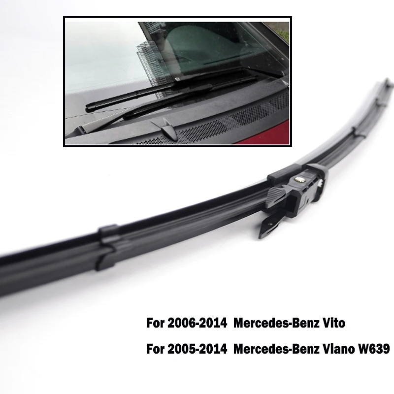 Четки на Предните Чистачки Erick's Wiper LHD За Mercedes Benz Vito Viano W639 2006 - 2014 Четки За Предното Стъкло 28 