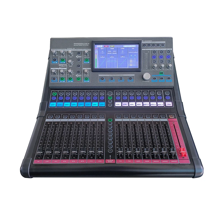 YYHC DJ mixer, USB Audio Mixer Professional 20 канален ефект Нов дизайн Цифров микшерная конзола вградена звукова карта сензорен екран - 2