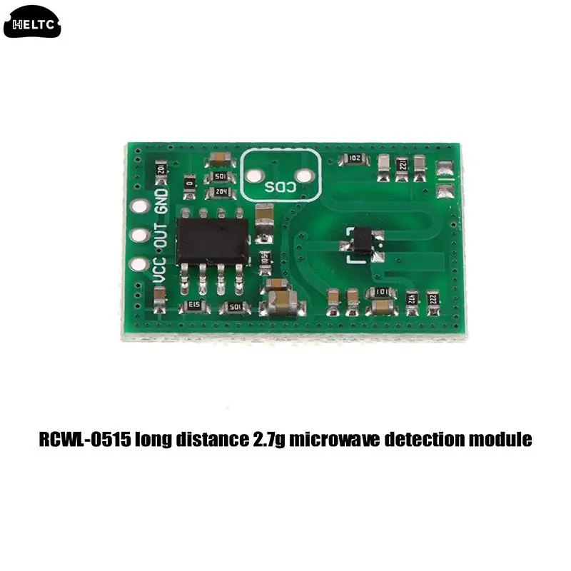 Модул за откриване на микровълни на голямо разстояние RCWL-0515 12-15 м, Подходящи за Гараж лампа/UV-лампи - 1