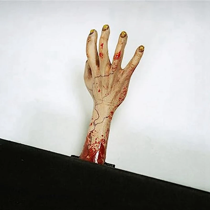 Страшни отметки за ръце за украса за Хелоуин в раздела 