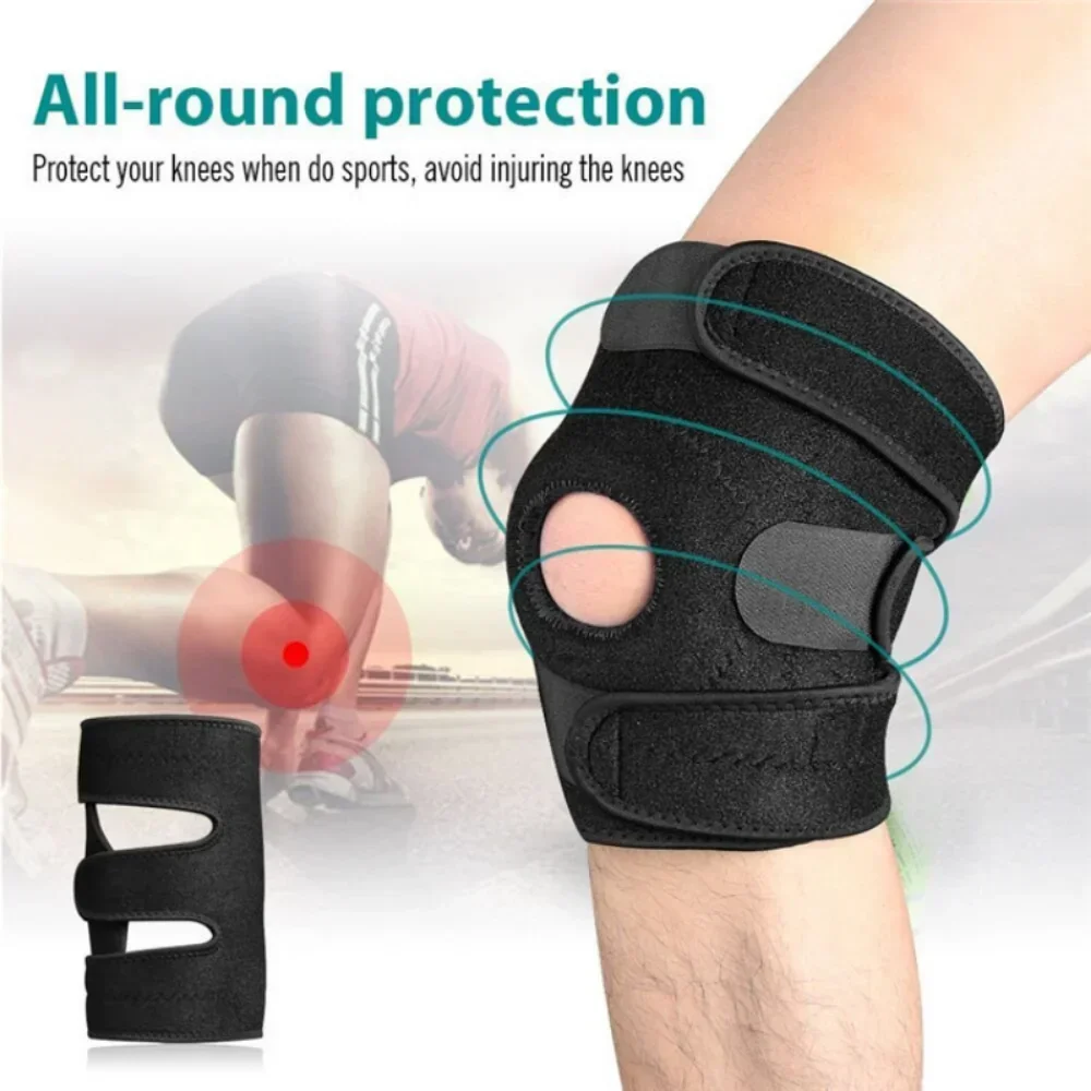 Футболна превръзка, наколенници, лента за патела, еластична лента за защита на колана, спортна поддържащи презрамки, еластична превръзка Sport - 5