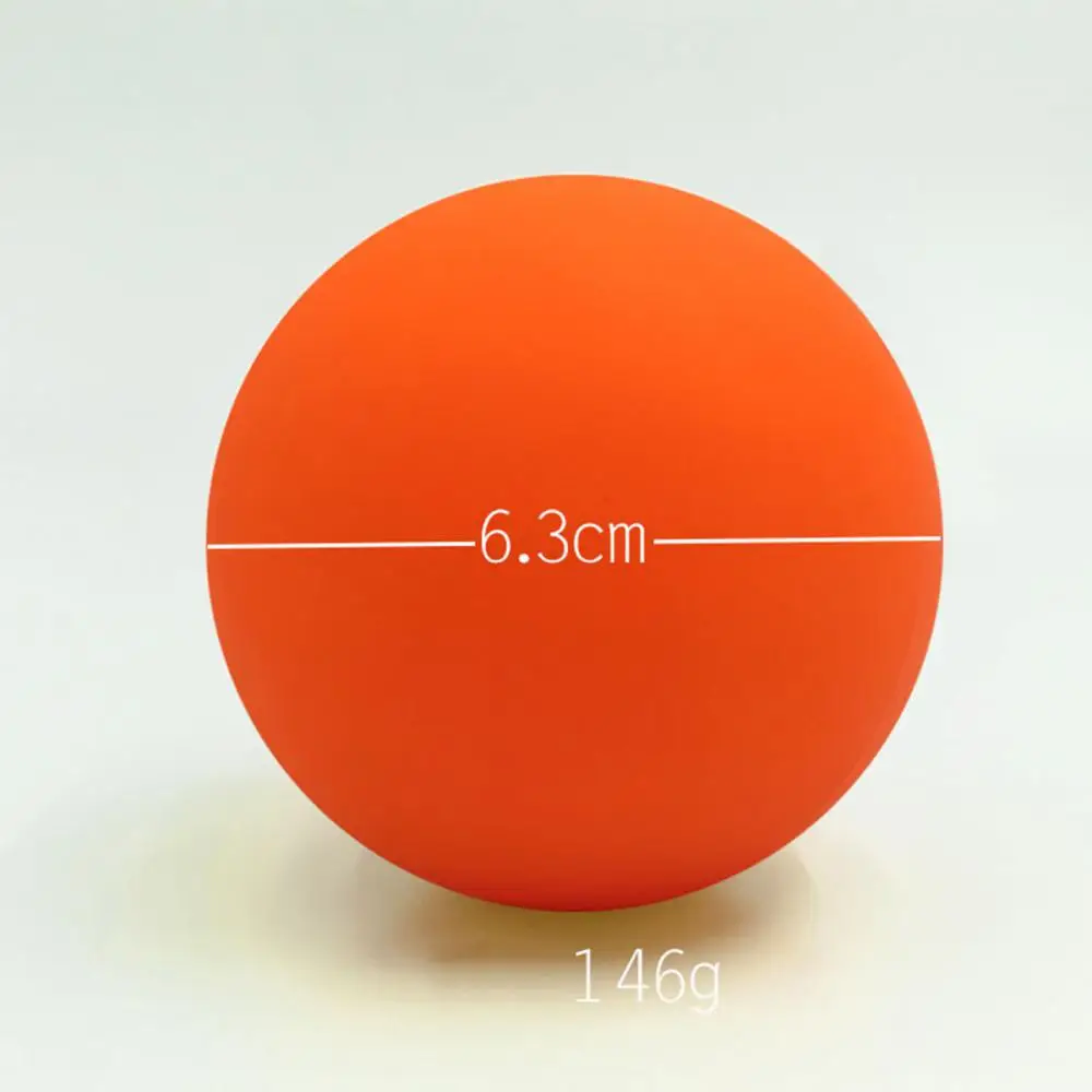 1 / 2 ЕЛЕМЕНТА Силикон масажна топка за фасция 63 мм, симулатор за отпускане на мускулите на краката, топка за йога, Пилатес, симулатор за облекчаване на стреса и болката - 5