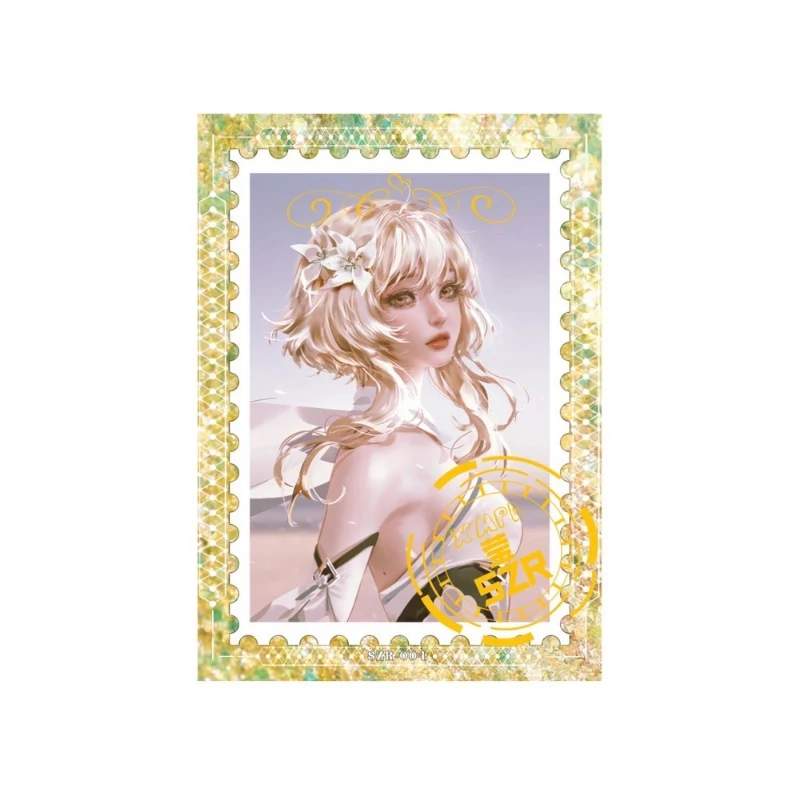 История на богинята Максим Яэ Мико, са подбрани картичка за бронзирования характер аниме, карта с номер SZR, Коледен подарък за рожден ден, детски играчки - 3