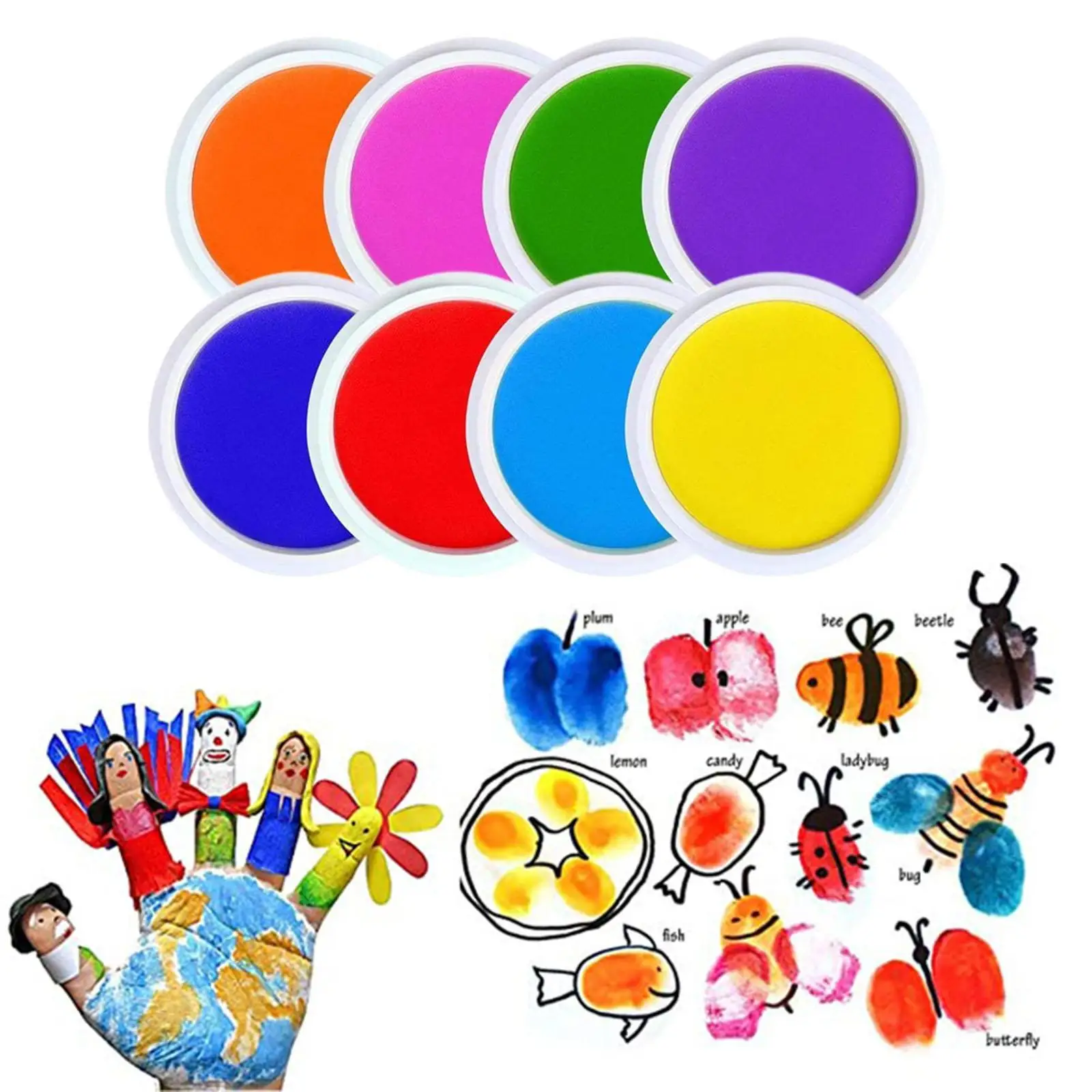 Ярката своеобразна кръгла възглавница Rainbow Занаятите Джъмбо за деца-учители в дърво - 4