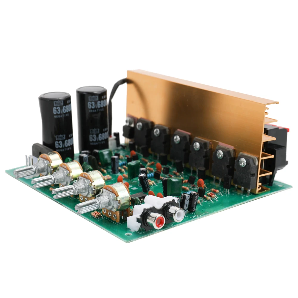 DX-2.1 Такса Аудиоусилителя Голяма мощност, Канален Субуфер с Висока Мощност, Двойно Домашно Кино AC18V-24V САМ Sound Machine Board - 0