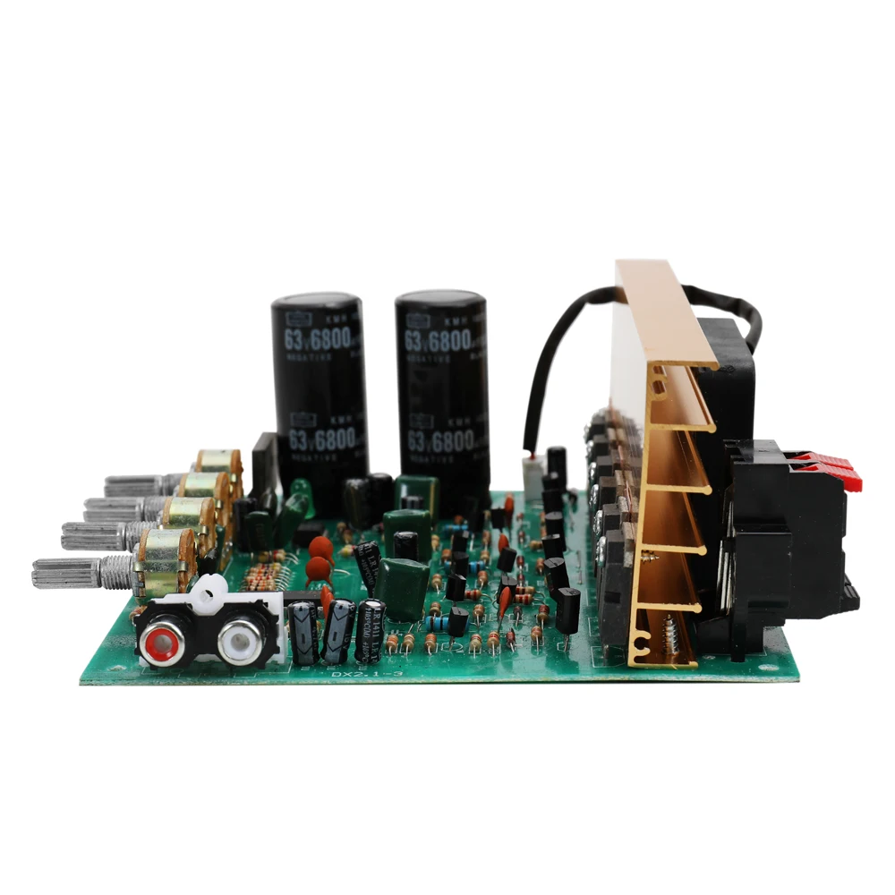 DX-2.1 Такса Аудиоусилителя Голяма мощност, Канален Субуфер с Висока Мощност, Двойно Домашно Кино AC18V-24V САМ Sound Machine Board - 4
