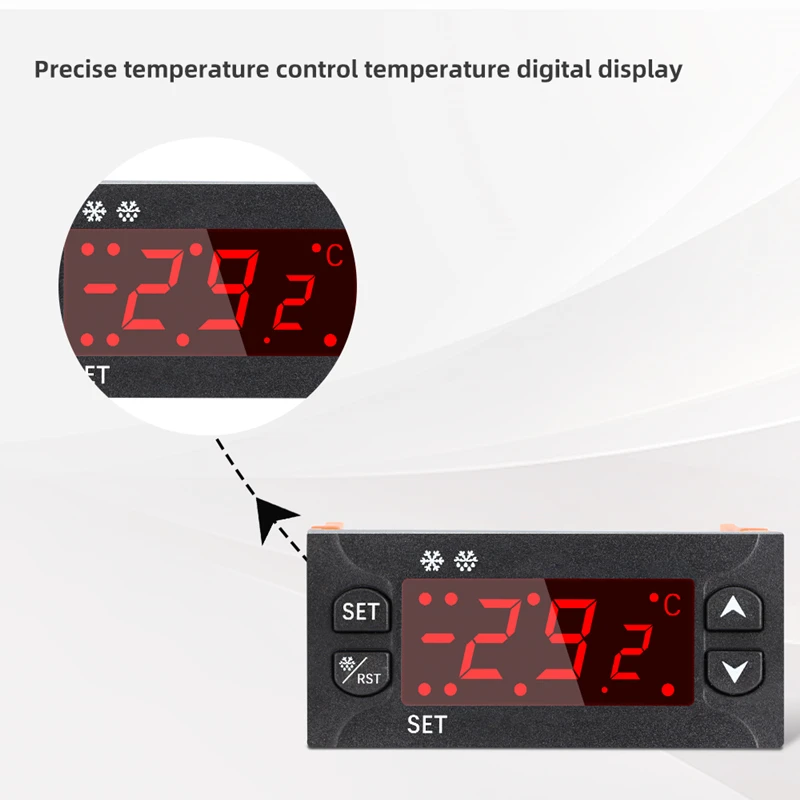 Цифров Регулатор на температурата Термостат Терморегулятор инкубатор Релета LED 10A Отопление Охлаждане и Т.Н.-512B 12V 24V 100V 220V - 3