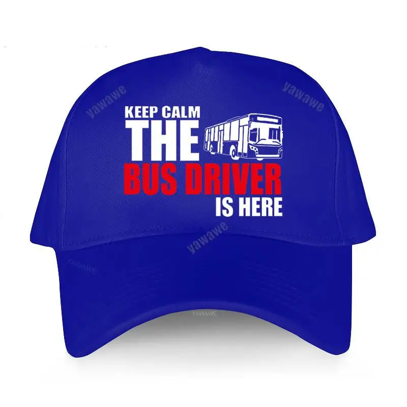 Нова удобна бейзболна шапка Sunlight Men шапка за почивка, запазете спокойствие, Шофьорът на автобуса е тук, лидер на продажбите, шапки, летни шапки за улицата - 1
