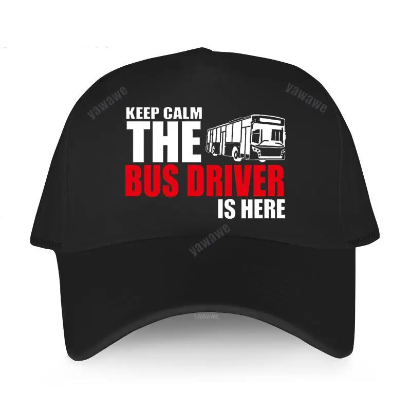 Нова удобна бейзболна шапка Sunlight Men шапка за почивка, запазете спокойствие, Шофьорът на автобуса е тук, лидер на продажбите, шапки, летни шапки за улицата - 2