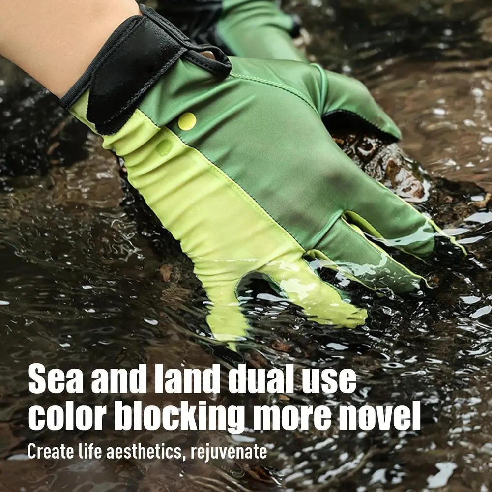 Професионални ръкавици за неопрен с плъзгане устойчива на износване защита от ултравиолетови лъчи За по гмуркане, гмуркане, каране на водни спортове - 2