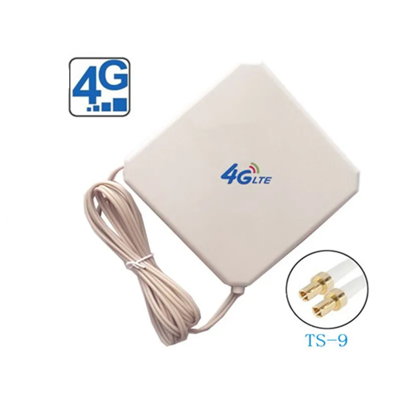 Цифров GSM Антена с висок коефициент на усилване на 35dBi, Двоен Усилвател на сигнала Mimo, WiFi Модем и адаптер, Мрежов Прием - 0