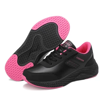 Дамски ежедневни спортни обувки, дамски обувки за тенис за разходки, леки ежедневни маратонки с ефект на паметта за фитнес, спортни обувки