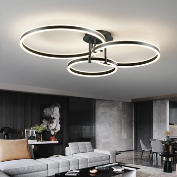 2023 Нов италиански минималистичен основната светлина в дневната, висококачествен минималистичное модерно осветление, двигател и творчески тавана лампа
