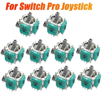 10ШТ 3D аналогов джойстик за игра на контролера Switch Pro, дръжки за джойстик, резервни части за потенциометъра