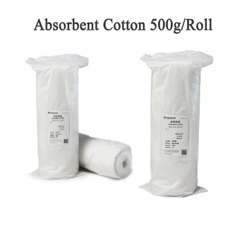 Впитывающий памук Biosharp Scientific Research 500 г / ролка Абсорбиращи топки 500 г / опаковка Процеса на теглене, добър впитывающий обем