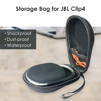 Устойчив на удари калъф за носене JBL Клип 4: защитна чанта за багаж, чанта за преносим Bluetooth високоговорители