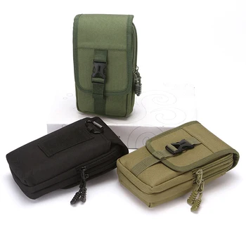 ЕРП Molle Чанта в Чантата си двупластова градинска водоустойчив военна поясная чанта, Мъжка чанта за телефон Туристически ловни тактически чанти