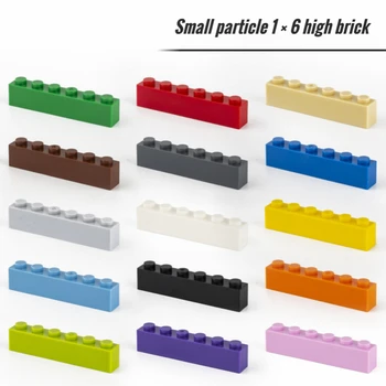 20pcs строителни блокове с малки частици 1x6 САМ 3009, съвместими с креативни подарочными дизайнери MOC, играчки-ключалки