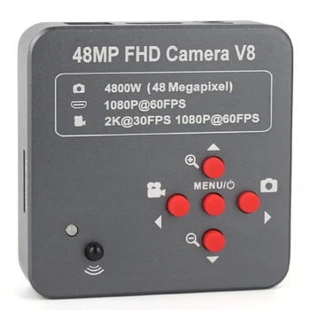 1080P 60 кадъра в секунда, 2K 4800W, 48MP, Поддръжка на HDMI, USB, TF, промишлен електронен цифров видеомикроскоп, помещение-Лупа за ремонт на телефони