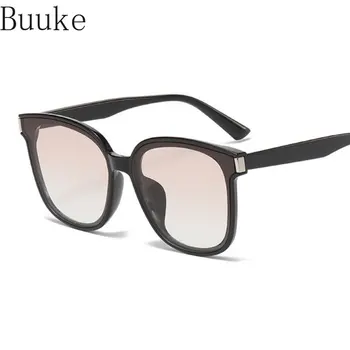 2023 Модерни Дамски Слънчеви очила Ретро Кв. Градиентных нюанси UV400 Мъжки Маркови Дизайнерски Черно-кафяви Слънчеви Очила