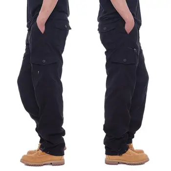 Мъжки панталони-карго, dr. мъжки камуфляжные памучни панталони за джогинг, камуфляжные тактически панталони с много джобове с цип във военната стил