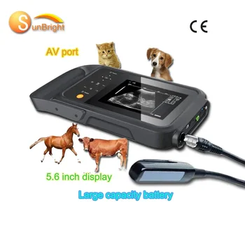 Евтини ветеринарен ултразвуков апарат преносим ултразвук за едър рогат добитък с ректальными сонди