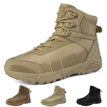 Тактически обувки, мъжки армейските обувки, военни обувки, мъжки туристически ботуши, ботильоны, мъжки устойчива на плъзгане работна обувки, тактически обувки