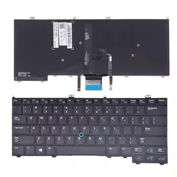 Новата клавиатура с подсветка за DELL Latitude E7440 E7420 E7240 E7420D 12 7000