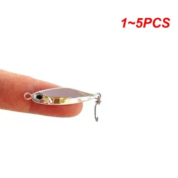 1~5PCS Luya-Micro placa de hierro pequeña, 3.5 g,5,8 g, 10.8 g, lanzamiento a tierra, Boca de caballo, ojos verdes, rojos y boca