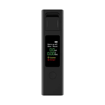Тестер за алкохол в издишания въздух с TFT-екран Портативен Безконтактен Цифров детектор за алкохол