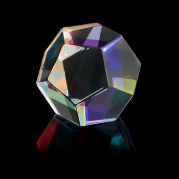 2023 г. с Нова RGB дисперсионная призма, Многостранно оптично стъкло X-Cube за преподаване на физика, на декоративно изкуство, 24 мм оптично стъкло
