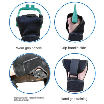 Дишащи Принадлежности Фиксирани ръкавици BAMDA Рехабилитация Спортни ръкавици за сила на захващане на ръцете, ръкавици за оборудване за кулачного улавяне на възрастни хора