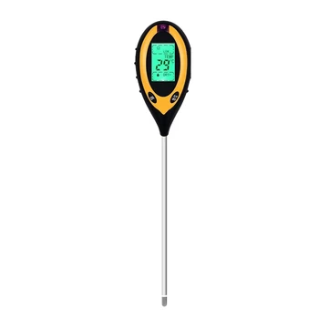 2X Измерване на PH на почвата, тестер почвата, комплект за тестване на почвата 4 В 1 тестер и монитор PH влажност, светлина и вода, комплекти за тестване на