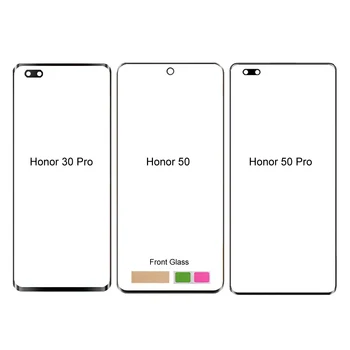 За Huawei Honor 50 Pro Оригинален панел с тъчскрийн за Huawei Honor 30 Pro Тъчпад предно стъкло, резервни части за ремонт на телефона в събирането на