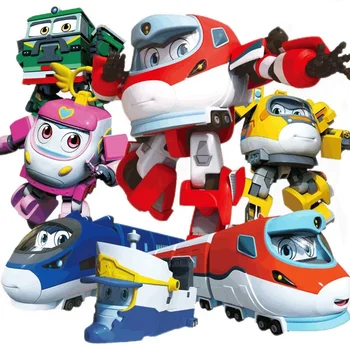 ABS Порцеланова фигурка CHSR, подарък играчка със скоростта на деформация, детска железопътен, Голяма за трансформация, Влак, играчки, робот, превозно средство, Висока Супер