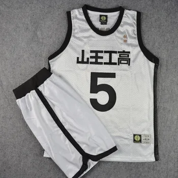 Баскетболно риза и шорти Akita SANNOH, спортни облекла, костюми за cosplay, Комплект форми на училищния баскетболен отбор № 5 Nobe