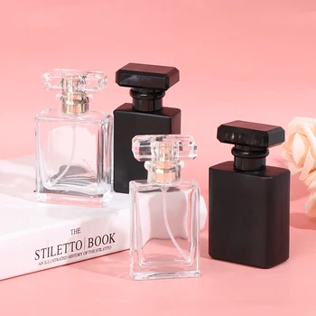 Флакон за парфюм от дебело стъкло за еднократна употреба, кран, помпа, флакони за парфюми, контейнер