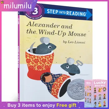 MiluMilu Оригинални Детски Популярни книги Лео Лионни Стъпка в четене 3: Александър И Завийте Мишка-за оцветяване на Английски