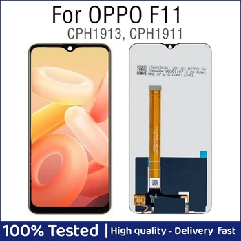 За OPPO F11 LCD Сензорен дисплей Дигитайзер В Събирането на Резервни части За OPPO F11 CPH1913 CPH1911 LCD