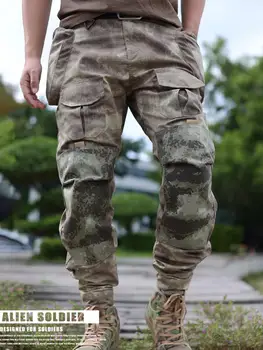 Пролет и лято богат на функции за защита на бедрата и коленете Тактически панталони, Работно облекло Гамаши мъжки есенни