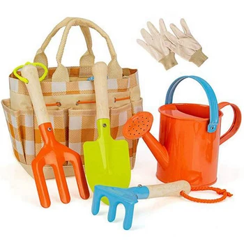 1 комплект детски, градински инструменти, играчки, развиване на практически умения на децата, набор от детски градински грабель