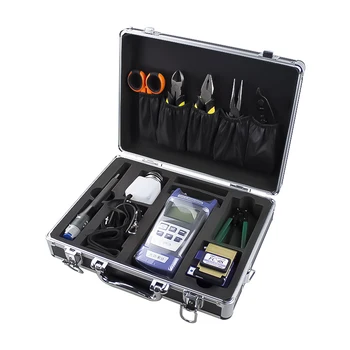 Кутия за оптични инструменти Ftth с цялото оборудване комплект Кутия за оптични инструменти