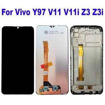За Vivo Y97 V11 V11i Z3 Z3i V1813DA V1813A V1813T LCD Сензорен дисплей и Цифров Преобразувател в събирането на
