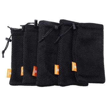 HAWEEL 10-Опаковъчна Чанта За съхранение с завязками От Найлон мрежа - 3,5 X 7,3-Инчов Универсална чанта за пътуване и отдих