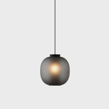 Окачен лампа от скандинавския стъкло, Нов дизайн подвесного лампа, Окачена лампа за дневна, спалня, вътрешно осветление дом